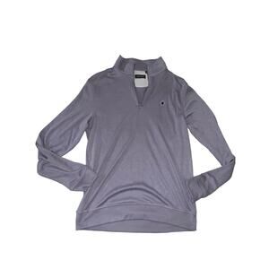 Simply Southern Pullover 1/4 Zip Plum Long Sleeve Shirt Size Small Mens (HRB)